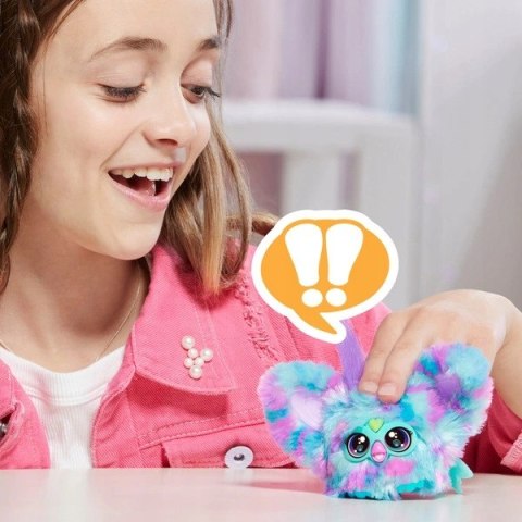Furby Furblets Mer-May Interaktywna Maskotka 45 Dźwięków, Klips, Niebieski