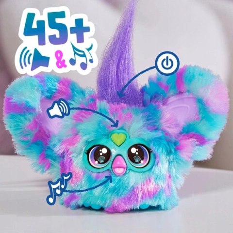 Furby Furblets Mer-May Interaktywna Maskotka 45 Dźwięków, Klips, Niebieski