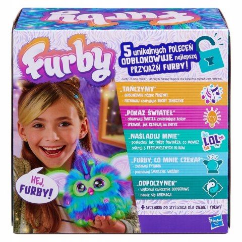 Hasbro Furby 2.0 Interaktywna Maskotka Galaxy Świeci 600 Reakcji 15Cm