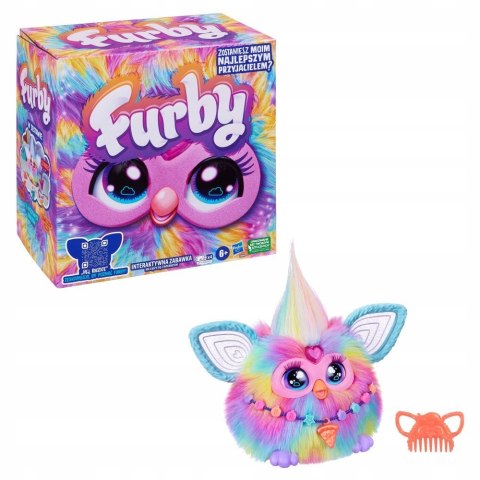Hasbro Furby 2.0 Interaktywna Tęczowa Maskotka Efekty Świetlne I Dźwiękowe