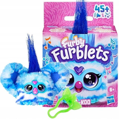 Interaktywna Maskotka Furby Furblets Ooh-Koo 45 Dźwięków Hasbro 6+ Brelok