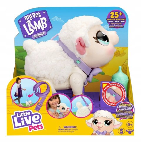 Interaktywna Owieczka Baranek Moose Little Pets Reaguje Na Dotyk I Dźwięk