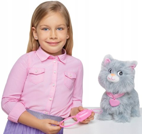 Interaktywny Kotek Na Smyczy Natalia - Chodzi, Miauczy, Merda Ogonkiem