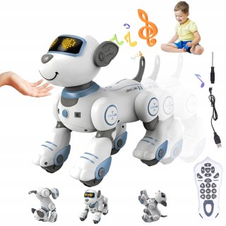 Interaktywny Pies Robot Rc Z Pilotem: Tańczy, Chodzi, Dla Dzieci 3+ Lat