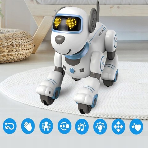 Interaktywny Pies Robot Rc Z Pilotem: Tańczy, Chodzi, Dla Dzieci 3+ Lat