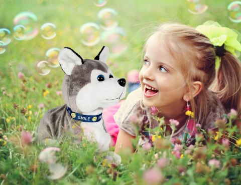 Interaktywny Piesek Husky Z Dźwiękami I Ruchami, Idealny Towarzysz Zabaw