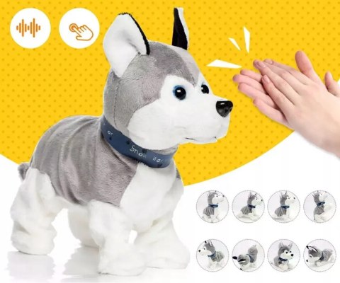 Interaktywny Piesek Husky Z Dźwiękami I Ruchami, Idealny Towarzysz Zabaw
