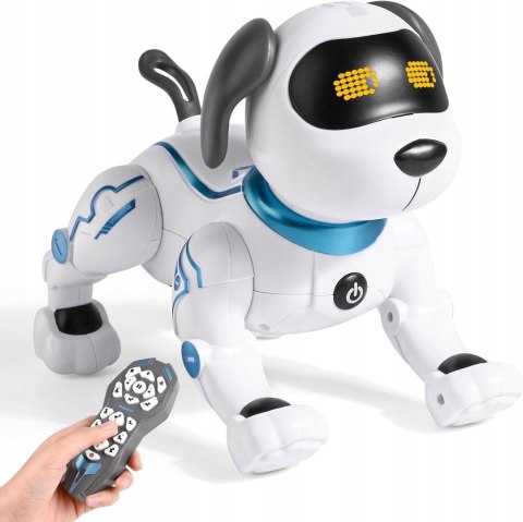 Interaktywny Zabawkowy Zdalnie Sterowany Robopiesek Z Pilotem Umie Sztuczki