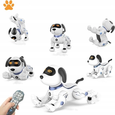 Interaktywny Zabawkowy Zdalnie Sterowany Robopiesek Z Pilotem Umie Sztuczki