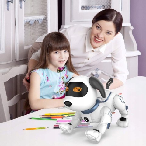 Interaktywny Zabawkowy Zdalnie Sterowany Robopiesek Z Pilotem Umie Sztuczki