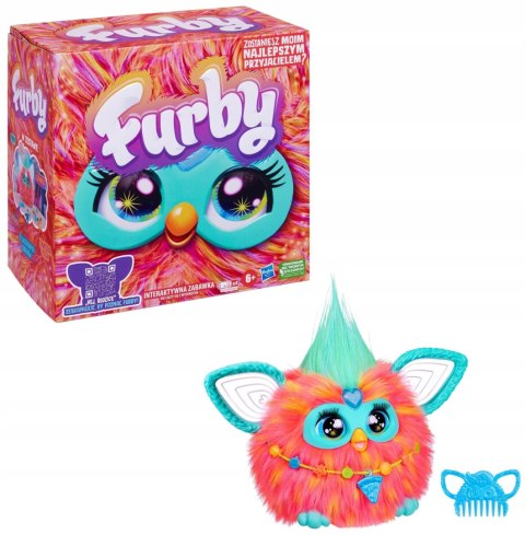 Maskotka Furby Coral - Interaktywna, Ponad 600 Reakcji, 5 Trybów Głosowych