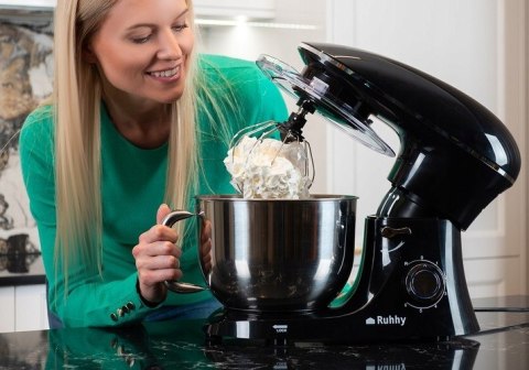 Robot Kuchenny Planetarny Ruhhy 2200W, Misa 6.2L, 6 Prędkości, 3 Końcówki