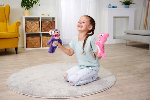 Screamerz Miś Interaktywny Z Dźwiękiem 30Cm Niebieski Pluszowy Krzykacz