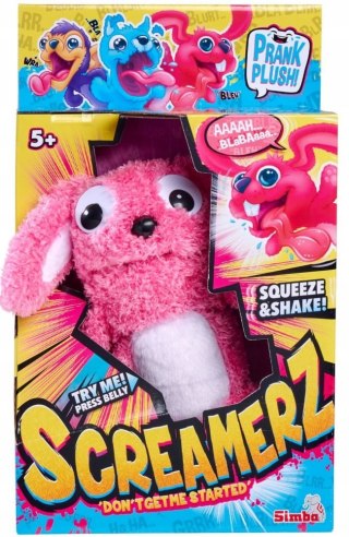 Simba Screamerz Króliczek Interaktywny Pluszak 30Cm Z Dźwiękiem 2Xaaa