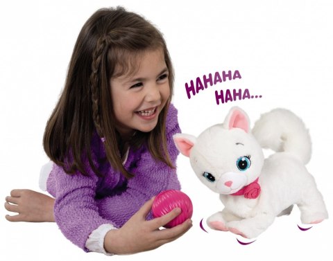 Toys Interaktywny Kotek Bianca Z Piłeczką - Chodzi I Miauczy Jak Prawdziwy