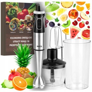 Wielofunkcyjny Blender Ręczny Emavo 1000W Z Kruszarką Do Lodu, 7 Elementów