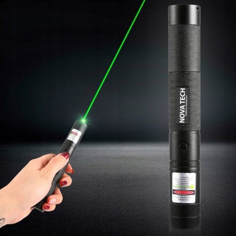 Bardzo Mocny Wskaźnik Laserowy, Zasięg Do 400Km, Soczewka Disco, Solidny
