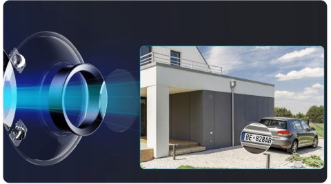 Ezviz H3c 5Mp Kamera Zewnętrzna Wifi, Ai, Kolor Nocą, Mikrofon, Ip67, Biała