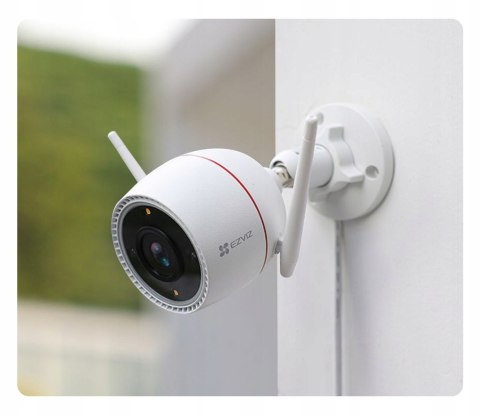 Ezviz H3c 5Mp Kamera Zewnętrzna Wifi, Ai, Kolor Nocą, Mikrofon, Ip67, Biała
