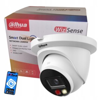Kamera Ip Kopułowa Dahua 8 Mpx Smd Plus, Detekcja Ruchu, Slot Sd Ip67 Smart