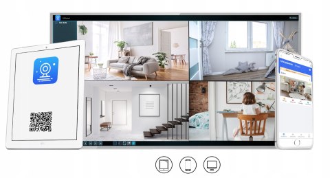 Kamera Ip M3 Cube 3Mp Wifi Z Detekcją Ruchu I Dwustronną Komunikacją