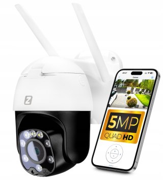 Kamera Ip Wifi P5 Light 5Mp Ptz Z 3X Zoomem I Nocnym Widzeniem 30M