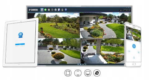 Kamera Ip Wifi P5 Light 5Mp Ptz Z 3X Zoomem I Nocnym Widzeniem 30M