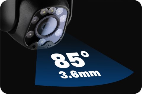 Kamera Ip Wifi P5 Light 5Mp Ptz Z 3X Zoomem I Nocnym Widzeniem 30M