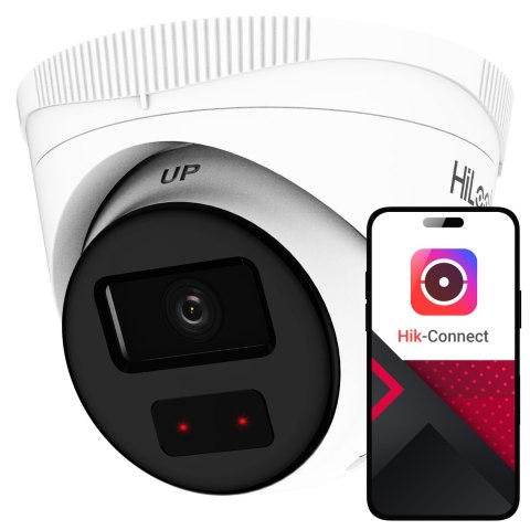 Kamera Ip Zewnętrzna Hilook 4Mpx, Poe 2.8Mm, Ir 20M, Ip67 Wodoodporna, Dwdr