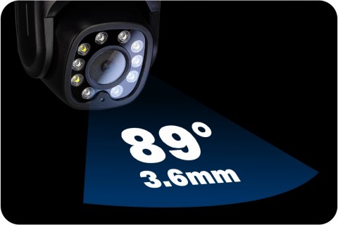 Kamera Ip Zewnętrzna Wifi 8Mp 4K Ptz Z Dźwiękiem I Sony Imx 415
