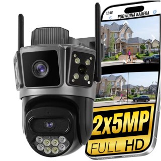 Kamera Obrotowa Heelly Pro 2X5mp Z Alarmem, 6X Zoom, Auto Śledzenie