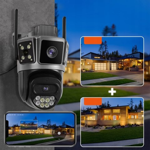 Kamera Obrotowa Heelly Pro 2X5mp Z Alarmem, 6X Zoom, Auto Śledzenie