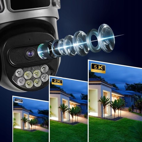 Kamera Obrotowa Heelly Pro 2X5mp Z Alarmem, 6X Zoom, Auto Śledzenie