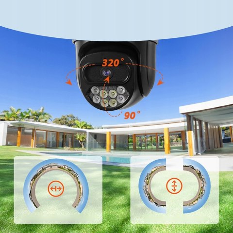 Kamera Obrotowa Heelly Pro 2X5mp Z Alarmem, 6X Zoom, Auto Śledzenie