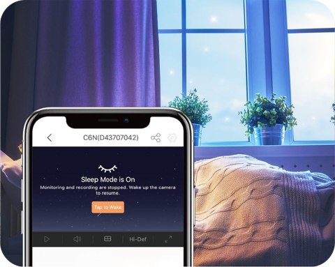 Kamera Obrotowa Wifi Ezviz C6n Full Hd Ir Z Detekcją Ruchu I Audio, Niania