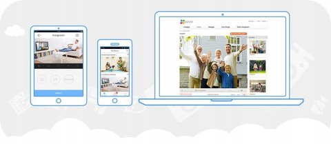 Kamera Obrotowa Wifi Ezviz C6n Full Hd Ir Z Detekcją Ruchu I Audio, Niania