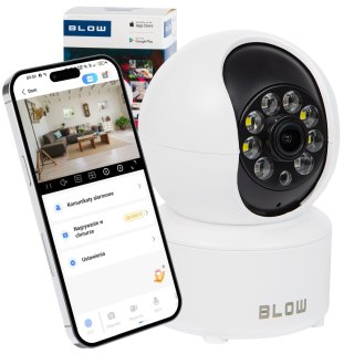Kamera Obrotowa Wifi Ip Wewnętrzna 3Mpx 2K Zoom Detekcja Ruchu 75° Smart