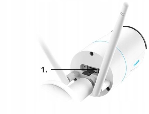Kamera Reolink W320 5Mp Wifi 2.4/5Ghz Detekcja Osób/Zwierząt Noc 30M Ip67