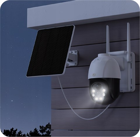Kamera Solarna Gsm 3Mp Z Akumulatorem I Panelem 7W, Bezprzewodowa