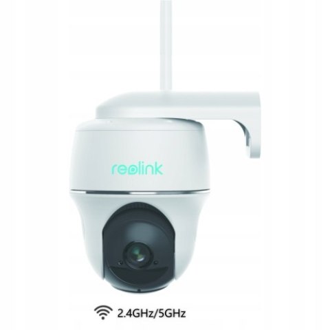 Kamera Wifi Reolink Argus Pt 5Mp, Obrotowa, Z Akumulatorem, Biała