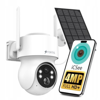 Kamera Zewnętrzna Fortis Se-Cam 4.0 Solar Wifi Full Hd Z Wykrywaniem Ruchu