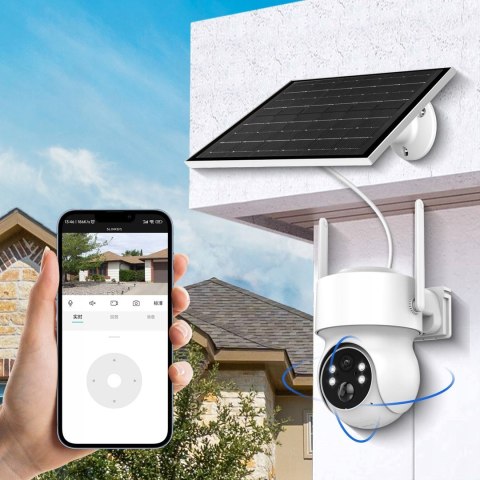 Kamera Zewnętrzna Fortis Se-Cam 4.0 Solar Wifi Full Hd Z Wykrywaniem Ruchu