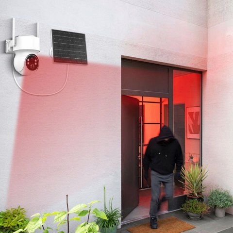Kamera Zewnętrzna Fortis Se-Cam 4.0 Solar Wifi Full Hd Z Wykrywaniem Ruchu
