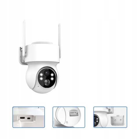Kamera Zewnętrzna Fortis Se-Cam 4.0 Solar Wifi Full Hd Z Wykrywaniem Ruchu
