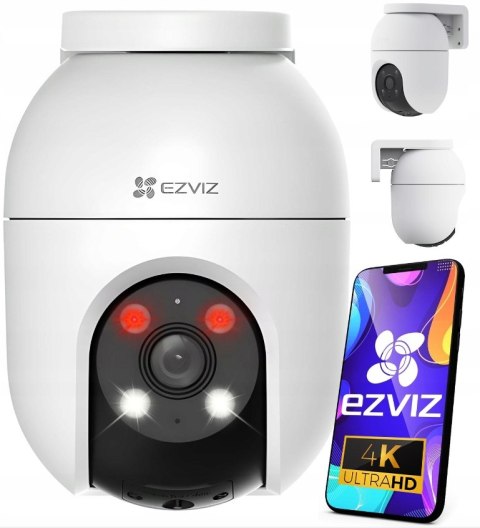 Kamera Zewnętrzna Wi-Fi 8Mpx 4K Ezviz C8c Z Detekcją Ai I Śledzeniem Ruchu