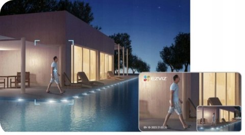 Kamera Zewnętrzna Wi-Fi 8Mpx 4K Ezviz C8c Z Detekcją Ai I Śledzeniem Ruchu