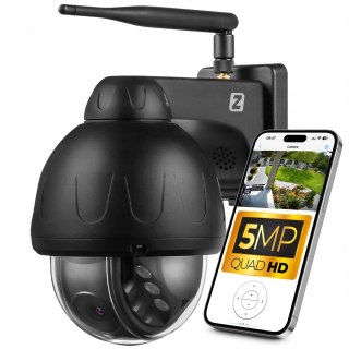 Profesjonalna Kamera Ip P5 Dark 5Mp Wifi Ptz Z Dwustronnym Audio
