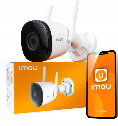 Zewnętrzna Kamera Ip Imou 4Mpx 2560X1440, Widzenie Nocne 30M, Ip67 Biała