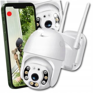 Zewnętrzna Kamera Ip Redleaf 8Mp, Wifi, Ptz, Full Hd, Ip66, Detekcja Ruchu