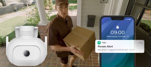 Zewnętrzna Kamera Ip66 Imilab Ec5 3Mp 360° Z Detekcją Ruchu I Wizją Nocną